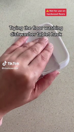 How to Clean Floors with a Dishwasher Tablet