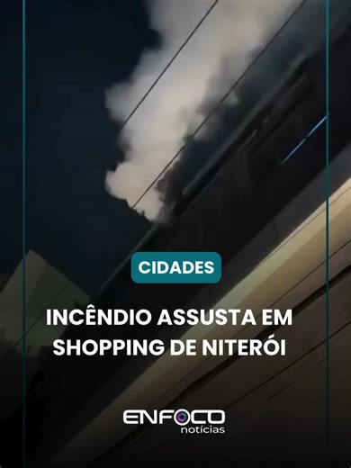 Enfoco Notícias on Instagram: "#FOGO - Um incêndio de pequena proporção assustou funcionários do Plaza Shopping, no Centro de Niterói, no fim do expediente na noite desta quarta-feira (17). Um vídeo gravado no local mostra faíscas e fumaça saindo de uma loja, gerando preocupação entre quem estava no centro comercial. Segundo relatos, o incidente ocorreu no segundo andar, e teria iniciado no exaustor de uma loja de vestuário, pouco antes das 22h. Procurado pelo ENFOCO, o Plaza informou que o fogo