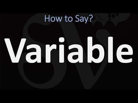 How to Pronounce Variable? (CORRECTLY)