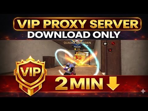 VIP Proxy Server Download Only 2 Min ⚡ | Free Fire Fast Ping Fix | 100% Working Trick 2026
