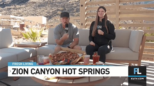 Delicious snacks, food & drinks await at Zion Canyon Hot Springs