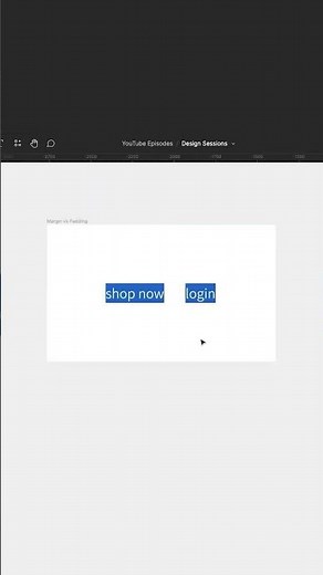 Explaining Margin vs Padding in Figma in 60 Seconds | Shorts | Figma Tip