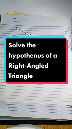 Solving the Hypotenuse of a Right Triangle