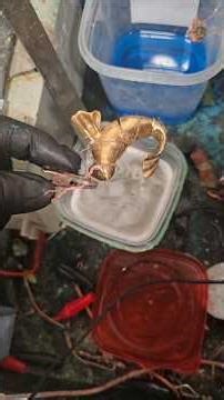 Nickel Plated Dewgong ✨ Gold Look Transformation #Electroplating #3DPrinting