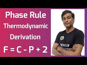 Phase Rule: Thermodynamic Derivation of Phase Rule for Nonreactive and Reactive System