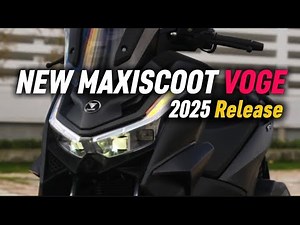 New Maxiscoot VOGE 2025 Scooter Release Sr32025