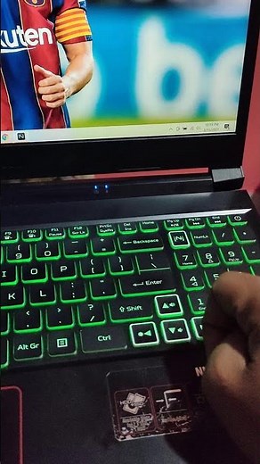 Change RGB Keyboard Lighting in Acer Nitro 5 | #shorts