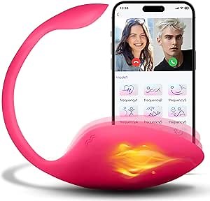 2024 New APP Control Wearable Vibrator Womens Sex Toys, Adult Toys 9 Vibrations & Heating Couples Sex Toys Vibrater, G Spot Clitoral Anal Mini Vibrators Female Sex Toy Sexual Pleasure Tools for Women
