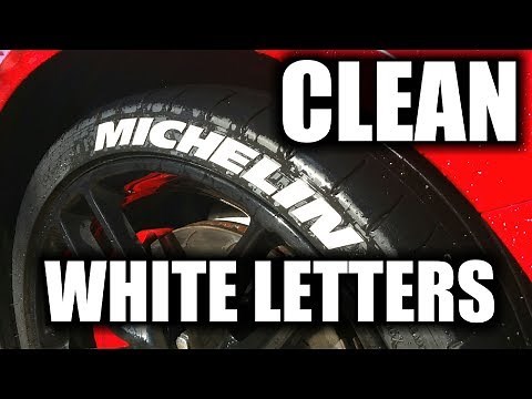 How To Clean White Tire Letters | Easy And Simple | Fast Method