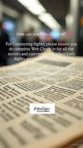 How can you Web Check-in ✈️ #aviationlovers #indigo #india #reels