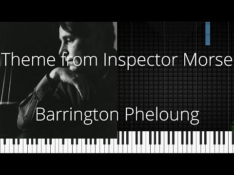 🎹 Theme from Inspector Morse, Barrington Pheloung, Synthesia Piano Tutorial