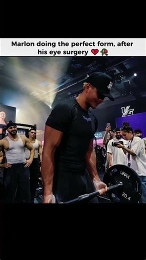 Marlon is lifting again after eye surgery 🔥 #deadlift #comeback #marlon ‪@YOUNGLAWORLD‬