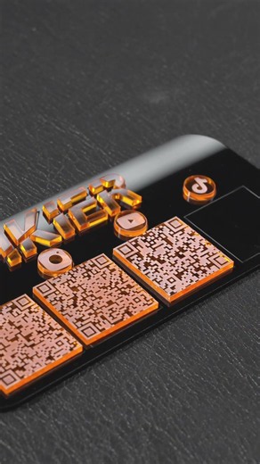 Turn Your Social Links Into a Custom QR Code Display 📲#ikier #laserengraving #smallbusiness #diy