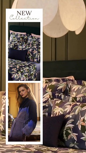 Sleep amidst the luxurious mystery of the Brume bed linen collection by Yves Delorme. | Yves Delorme