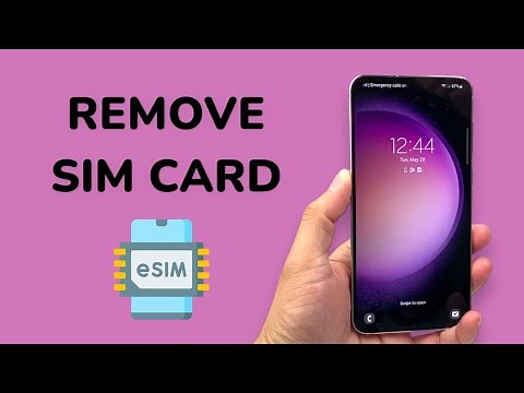 How To Remove SIM Card From Samsung Phone