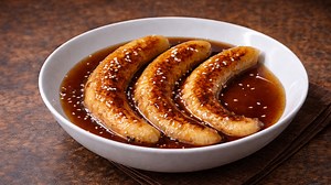 Grilled bananas with a caramelized twist