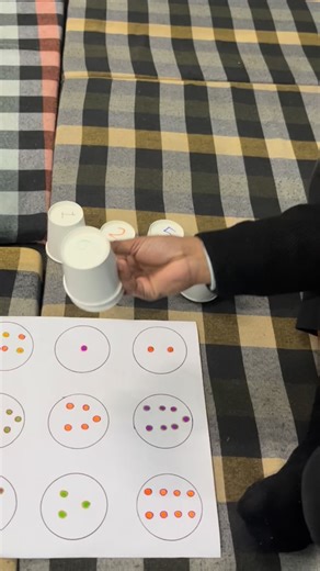 What looks like a simple counting task is actually a powerful learning moment. The child carefully counts the dots, processes the quantity, identifies the matching number, and places the correct cup. This activity supports attention, visual scanning, number concepts, hand-eye coordination, and problem-solving while encouraging independent thinking and confidence. Step by step, these small tasks build strong foundations for everyday learning. #occupationaltherapists #earlyintervention #learningth