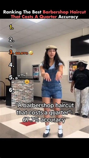 Ranking The Best Barbershop Haircut That Costs A Quarter Accuracy Moments 🕺