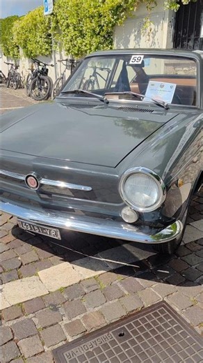 A 1967 gem: the Fiat 850 Coupé in Bardolino #shorts #automobile #history