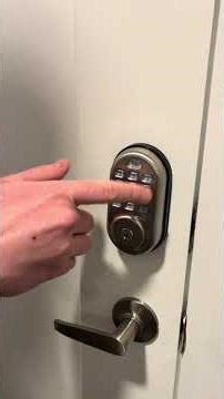 A tutorial on how to use your unique access code to open and lock your bedroom door.