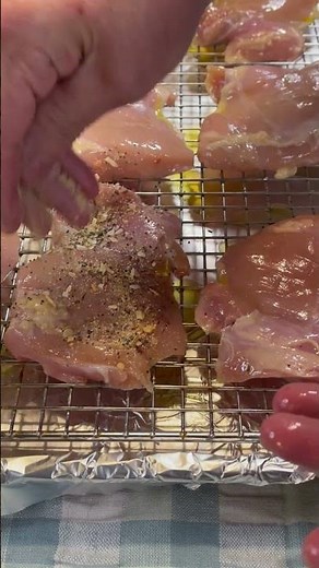 Baked Chicken Thighs with Everything Seasoning Recipe