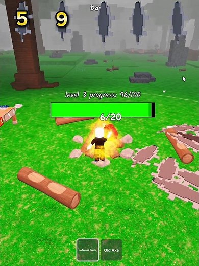 Wolf 🐺 campfire 🔥 #99nightintheforest #99nights #roblox #flowroblox