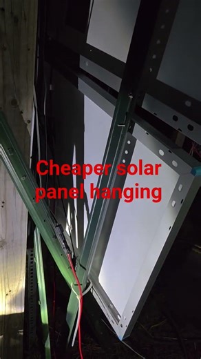hang solar panels using HD predicted HD u sign posts and save over racking