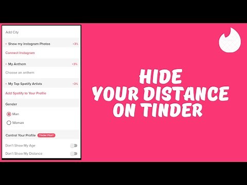 How To Hide Your Distance On Tinder