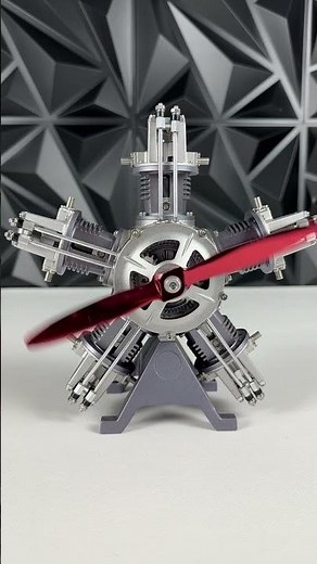 TECHING DIY 5 Cylinder Electric Mechanical Aircraft Radial Engine Model Kits