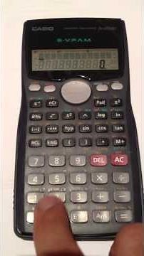 Statistics stats Mode on CASIO fx-100AU