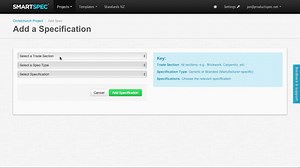 Specification Templates in Smartspec