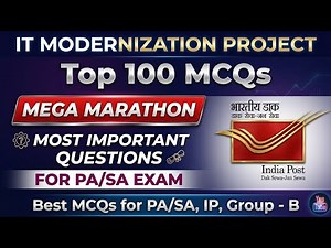 IT MODERNIZATION PROJECT I BEST 100 MCQs ON IT MODERNIZATION PROJECT POST OFFICE I #gdstopa #exam