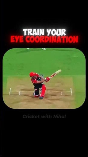 Eye coordination drill for batting 🏏 Follow the red ball 📈 #cricket #cricketshorts #crickettips
