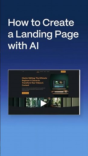 How to Build a Landing Page Using Gamma AI
