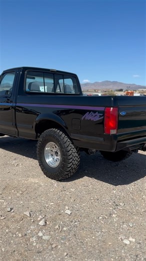 Ford Era on Instagram: "Have you ever seen a Nite Edition F150 4x4❔ Here is @justin_blower All Original 1992 Example & it’s the nicest one I’ve ever seen. #NiteF150 #OBSford #fordera"