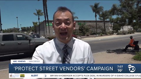 Local activist buys out street vendors' inventory amid immigration fears