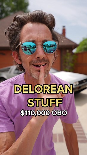 $110k OBO | It’s a magnificent car. Perhaps Concours quality. Belongs in a collection. #delorean #backtothefuture #80s #classiccar #dougdemuro #jaylenosgarage #mechanic