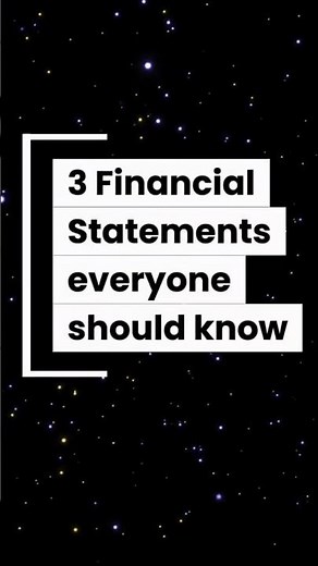 3 Financial Statements in 20 Seconds 📊 | Income Statement, Cash Flow Statement, Balance Sheet