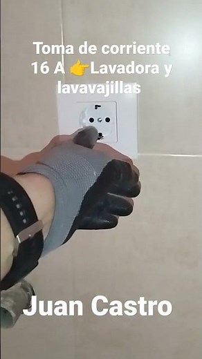 Install 16A power outlets for washing machines and dishwashers 👉 Juan Castro