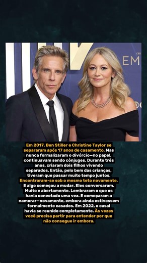 A reunião de Ben Stiller e Christine Taylor