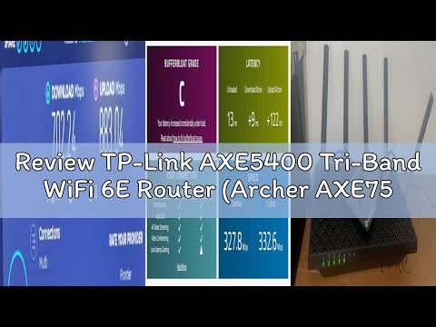 Review TP-Link AXE5400 Tri-Band WiFi 6E Router (Archer AXE75), 2025 PCMag Editors' Choice, Gigabit I