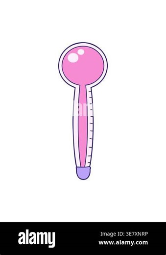 pixelize effect animation of cartoon thermometer Stock Video Footage - Alamy