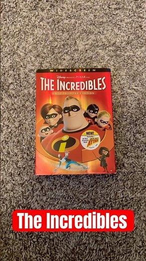 The Incredibles on DVD