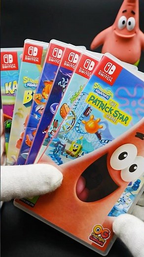 Top SpongeBob games you should Play on Nintendo Switch! #spongebob #short #asmr