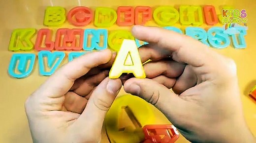 ABCD Clay Doh ABC Play A B C D Claydoh Alphabet Color Fun Playdoh Dough Play-Doh Super Shapes Videos