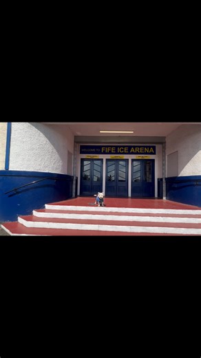WHERES HAMISH 2025 Day 11 Hamish was outside FIFE FLYERS STADIUM...