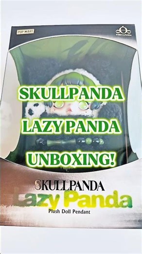#popmart #skullpanda #panda #plushies #toys #cute #unboxing #stuffedtoy #charm #pendant #fun #fyp