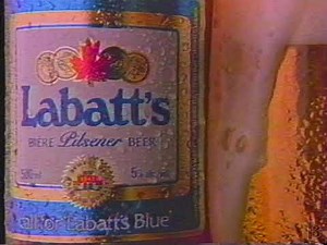 Labatt's Blue Beer Commercial 1988
