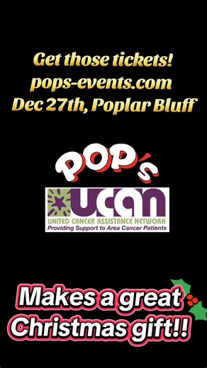 🎥 Get ready for Clash at the Coliseum on December 27th at the Black River Coliseum… and here’s the best part: 💗 A portion of every ticket sold goes directly to support the United Cancer Assistance Network-UCAN right here in Poplar Bluff, MO. When you grab your tickets, you’re not just locking in an EPIC night of country vs. rock… you’re helping real families in our community who are fighting cancer every day. 🎟️ Buy your tickets. Make memories. Make a difference. pops-events.com Poplar Bluff 