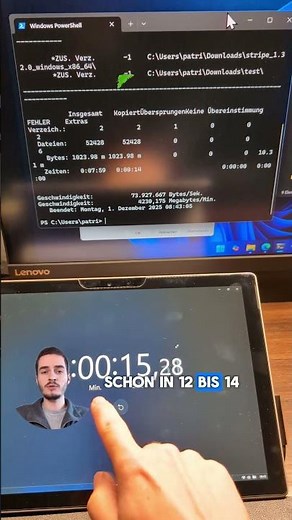 Copy files FASTER with robocopy #windows #techtips